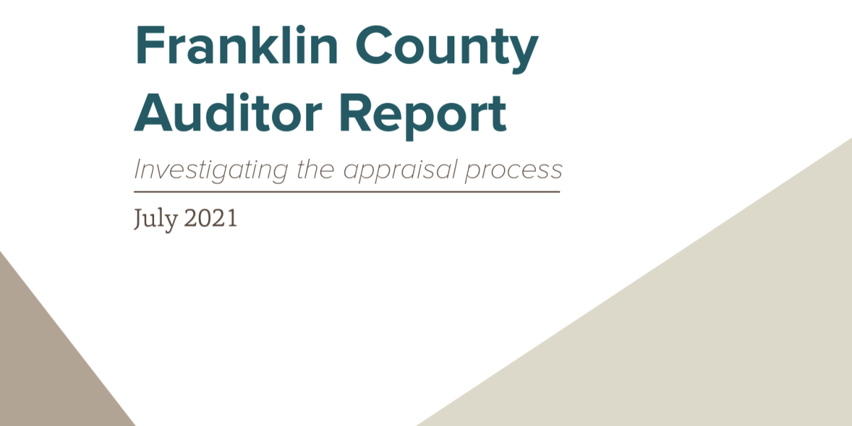 Franklin County Auditor Report cover Photo